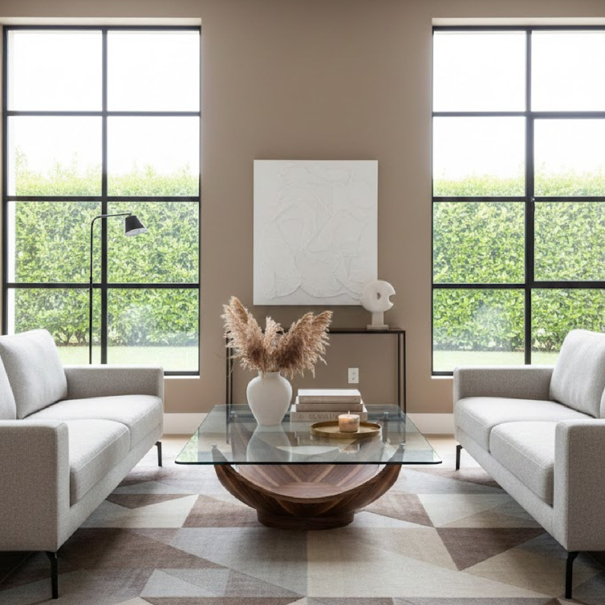 Square Tempered Glass Coffee Table | Oroa.com
