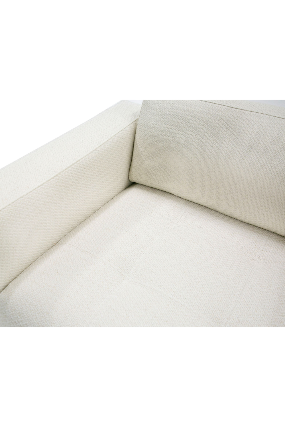 White Square-Armed Lounge Chair | Oroa.com