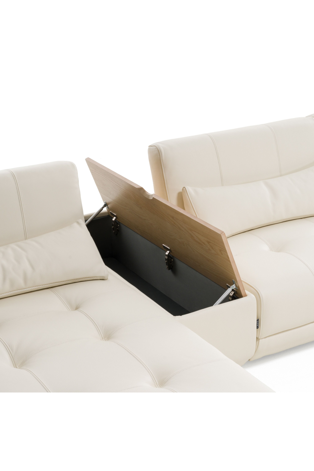 White Leather 7-Piece Modular Sofa | Oroa.com