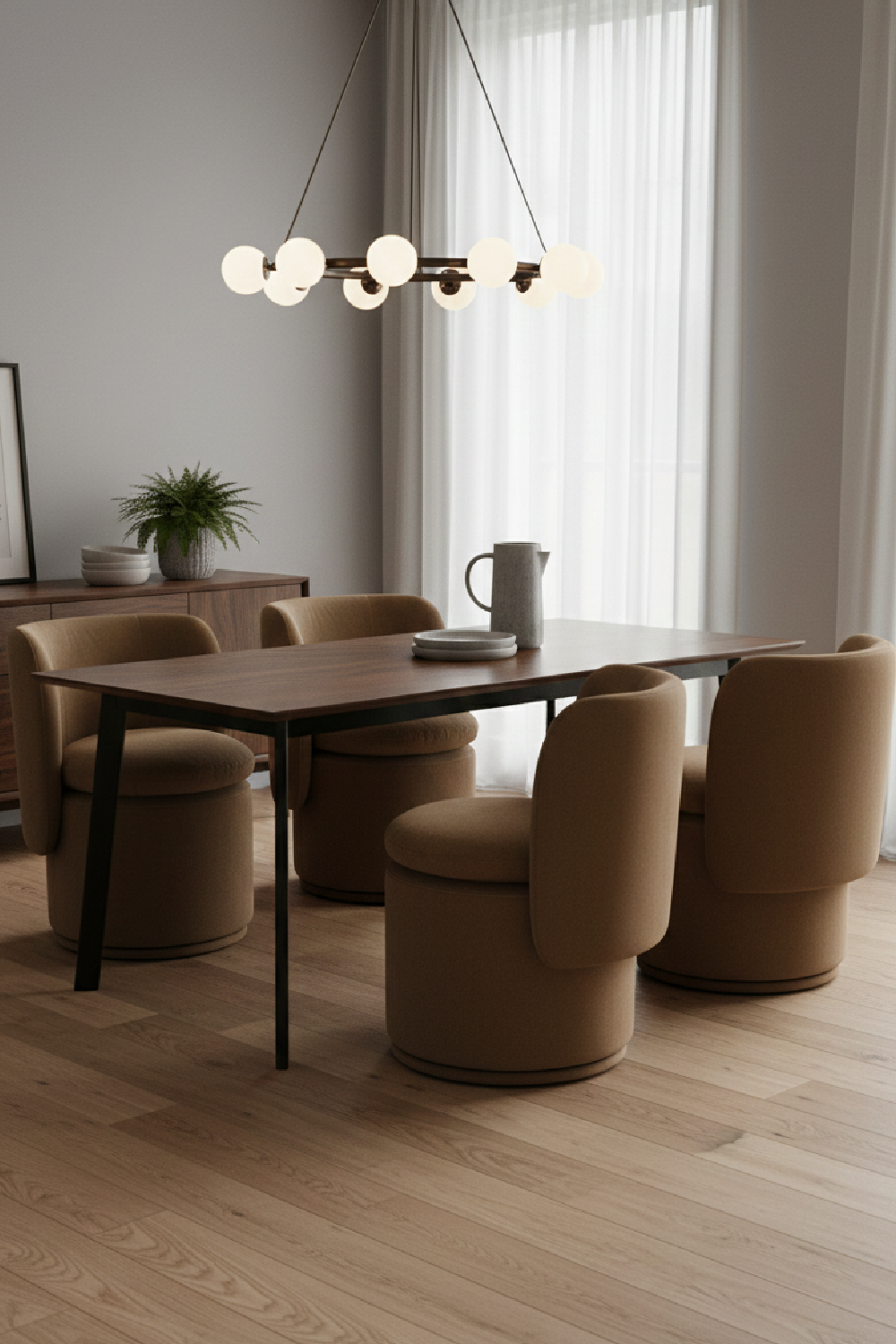 Round Swivel Dining Chair | Oroa.com