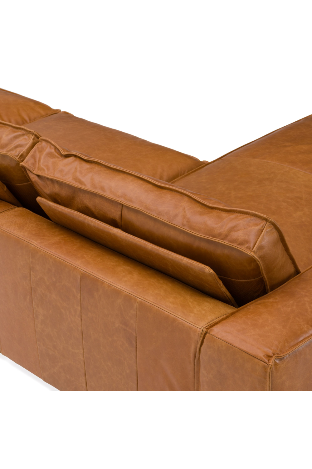 Brown Leather Sectional Sofa | Oroa.com