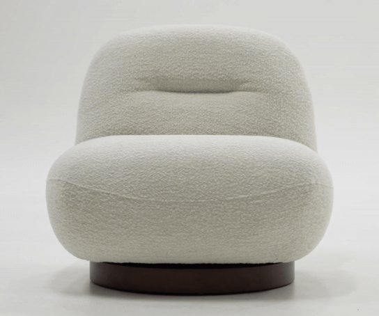 Fabric Upholstered Swivel Chair | Oroa.com