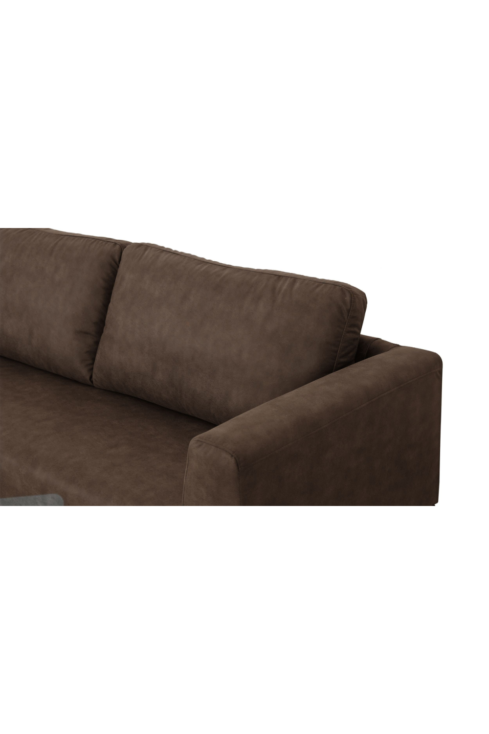 Brown Fabric Loveseat | Oroa.com