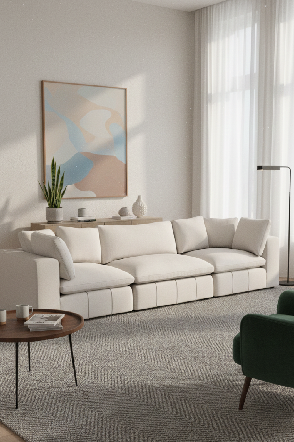 White Modular Sofa | Oroa.com