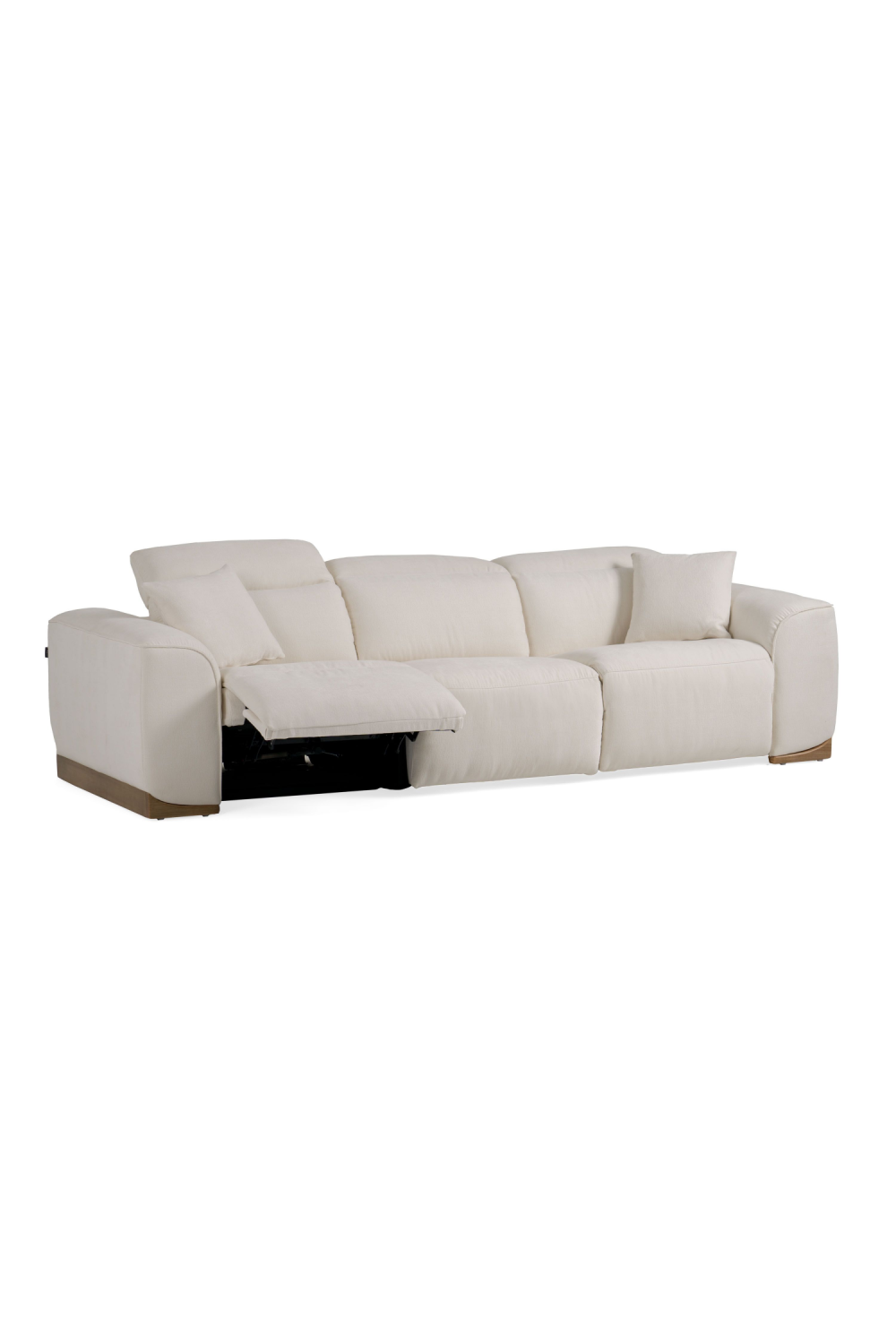 White Fabric Recliner Sofa | Oroa.com