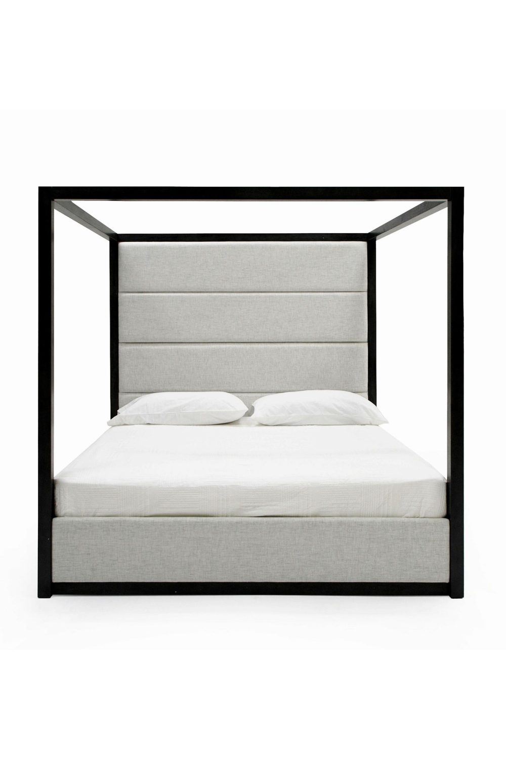 Gray Canopy Queen Bed | Oroa.com