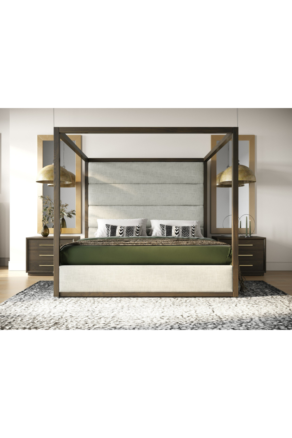 Wash Gray 2-Drawer Nightstand | Oroa.com