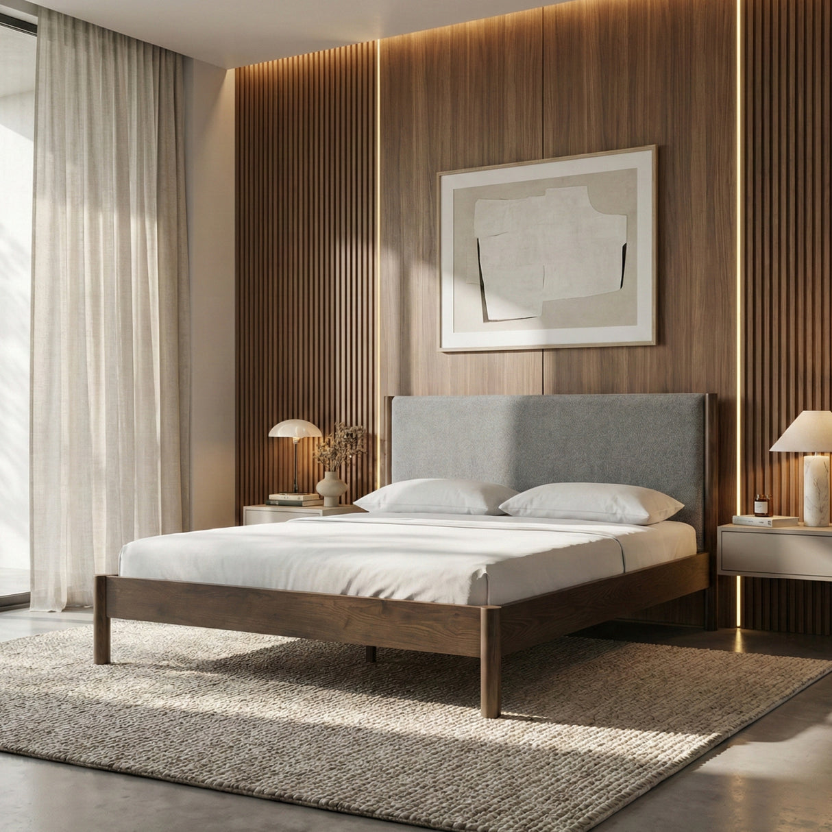 Solid Wood Bed | Oroa.com