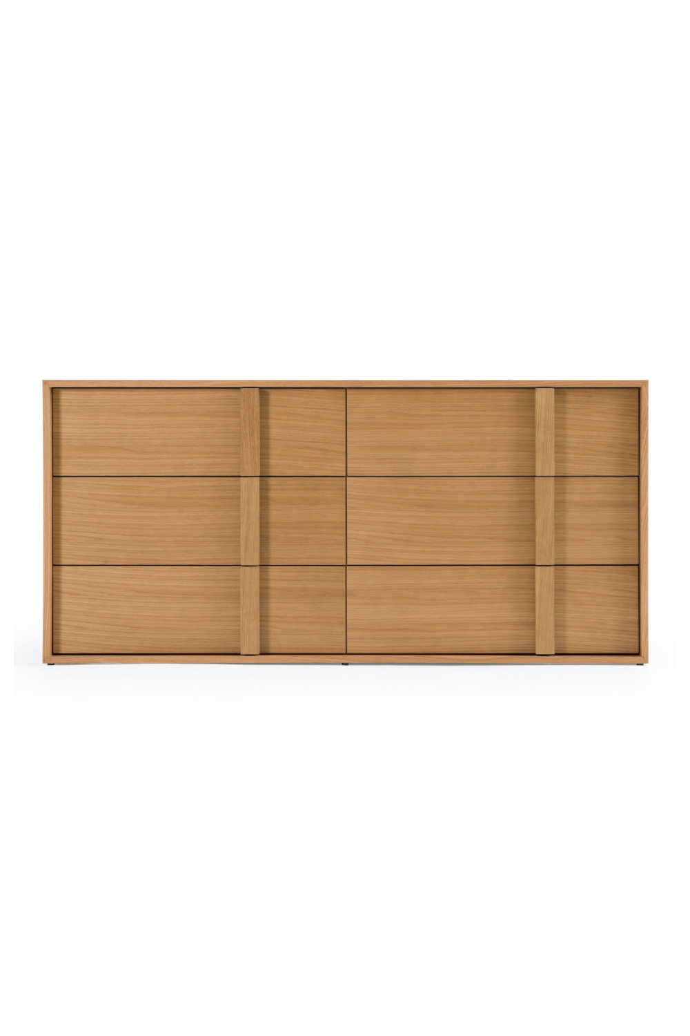 Warm Oak 5-Drawer Dresser | Oroa.com