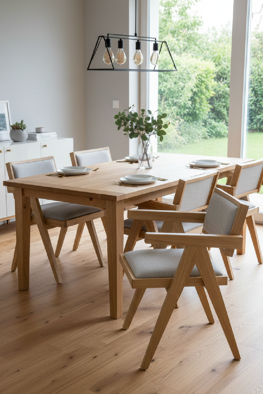 Solid Wood Dining Chairs (2) | Oroa.com