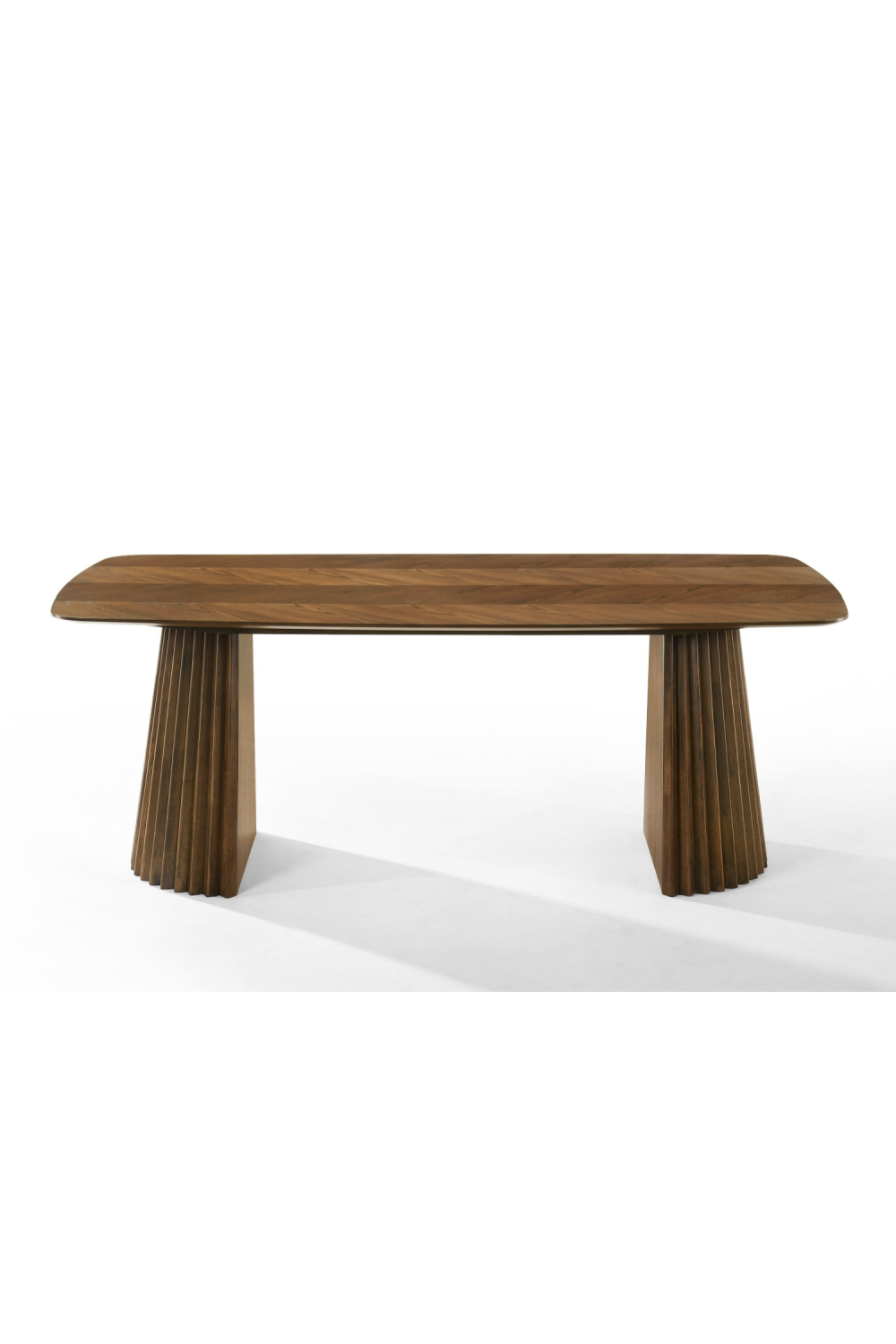 Herringbone Walnut Dining Table | Oroa.com