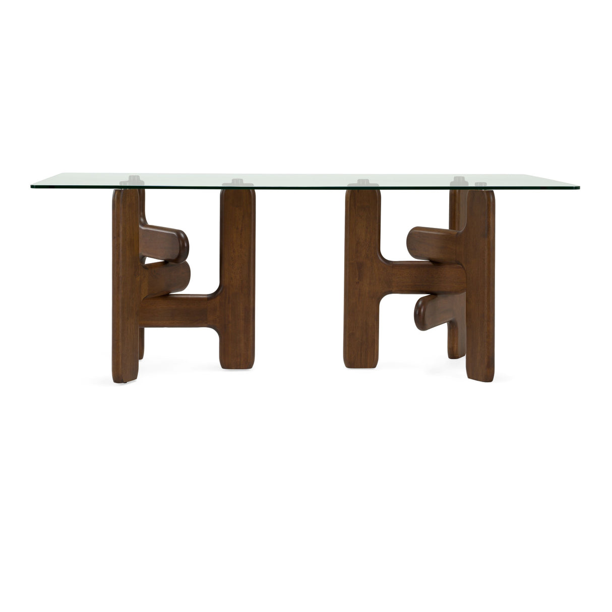 Modern European furniture - Clear Glass Dining Table - www.oroa.com | Oroa.com