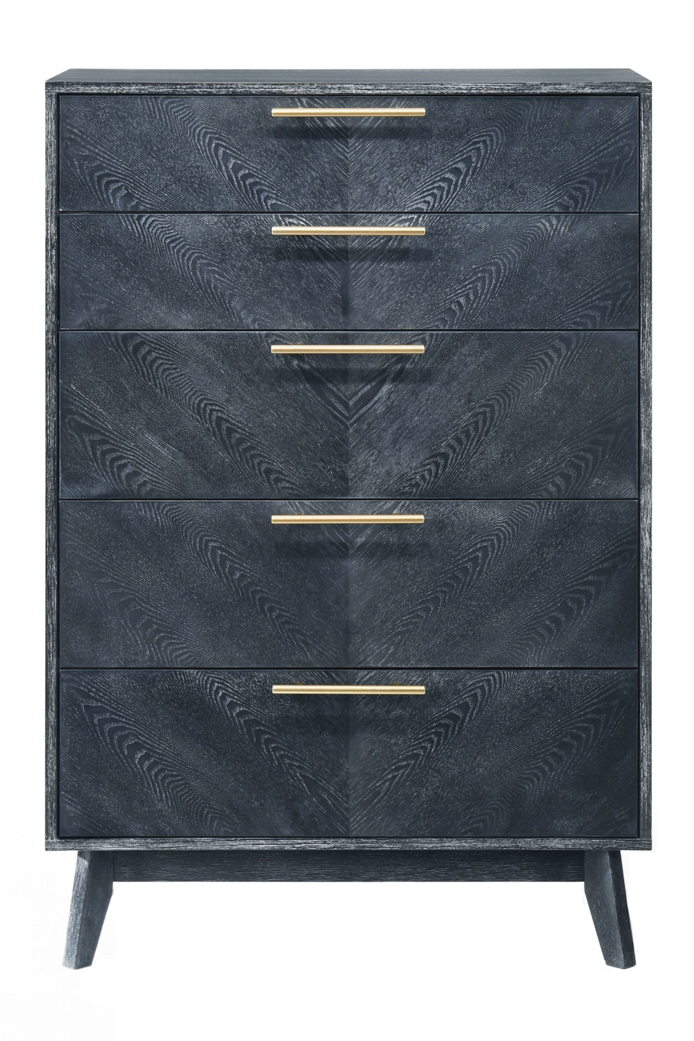 Gray Ash 5-Drawer Chest | Oroa.com