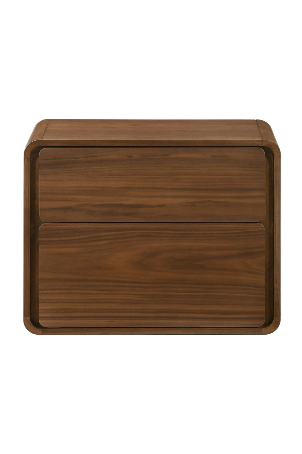 Solid Wood 2-Drawer Nightstand | Oroa.com