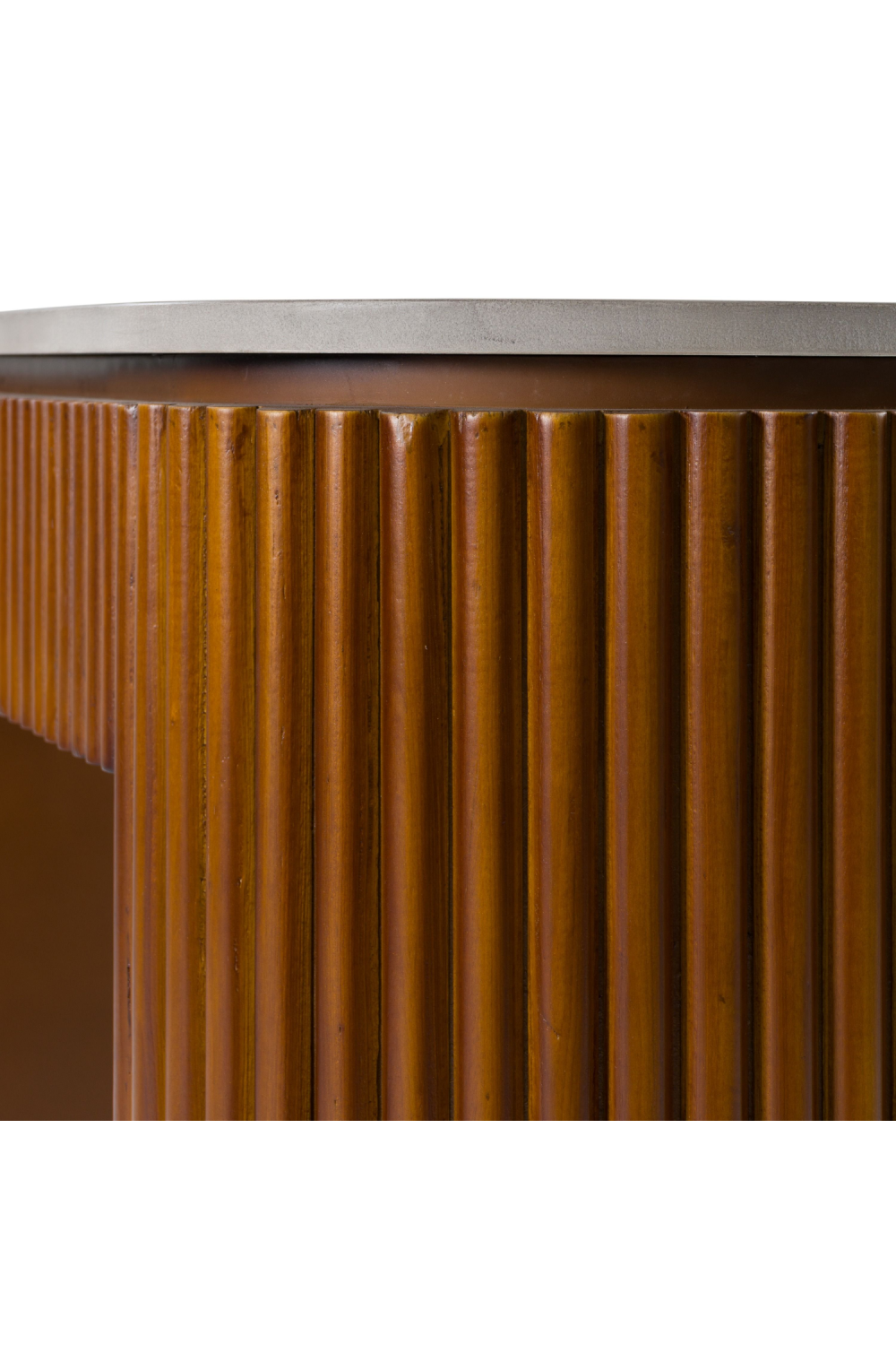 Fluted Wood Base Console Table | Oroa.com