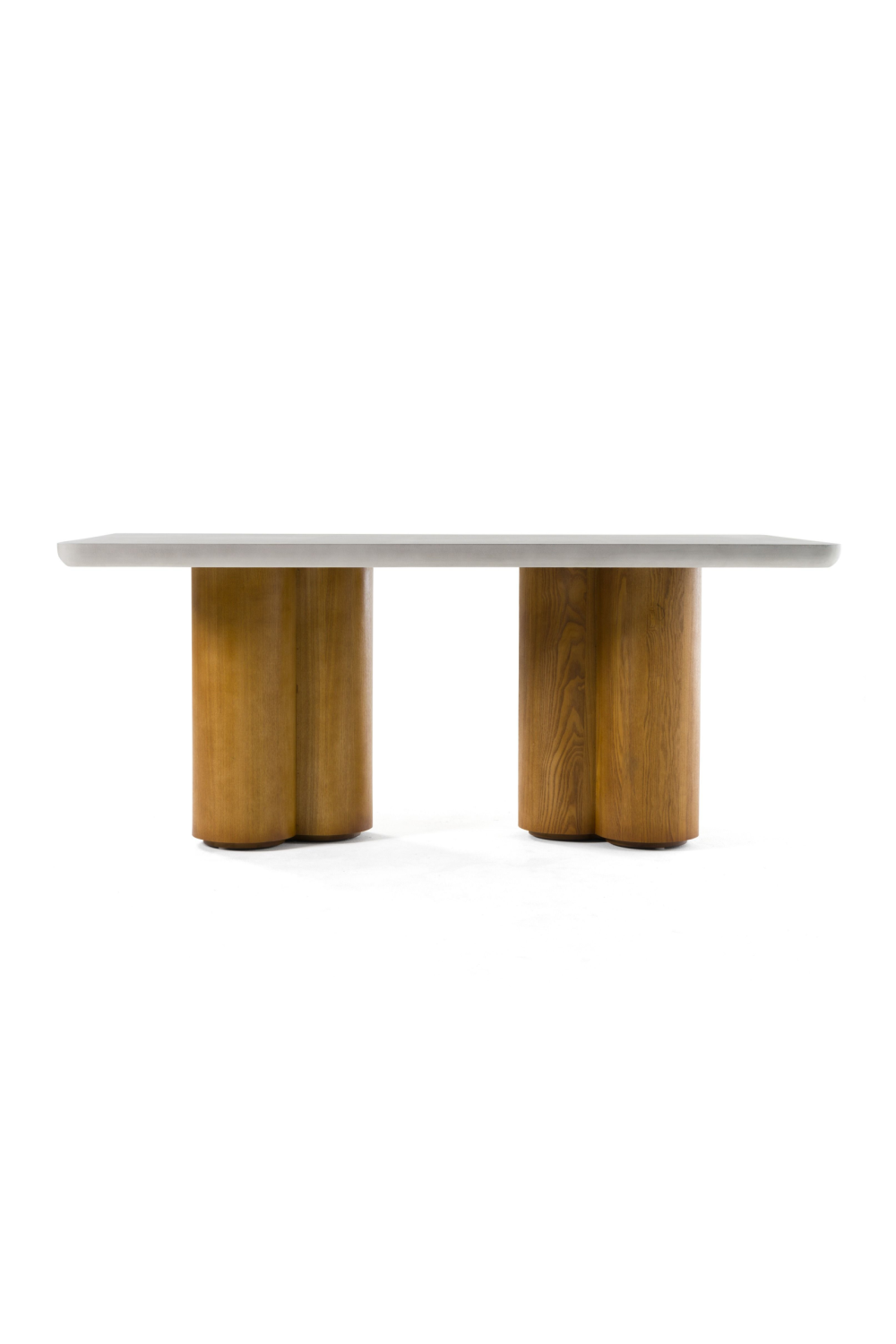 Walnut Base Rectangular Dining Table | Oroa.com