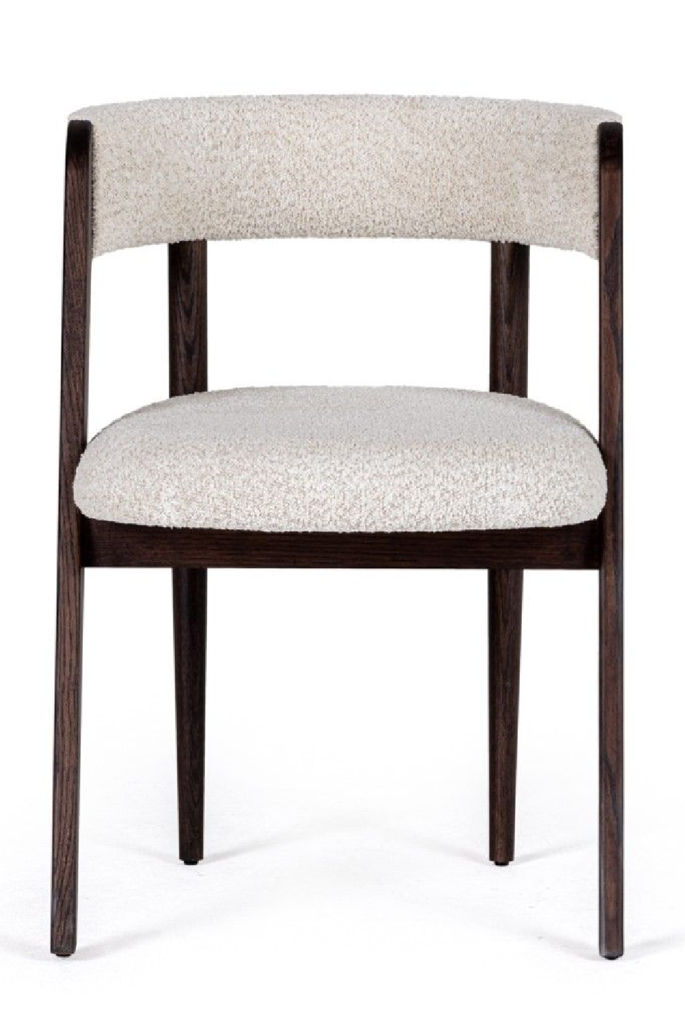 Rounded-Back Walnut Dining Chairs (2) | Oroa.com