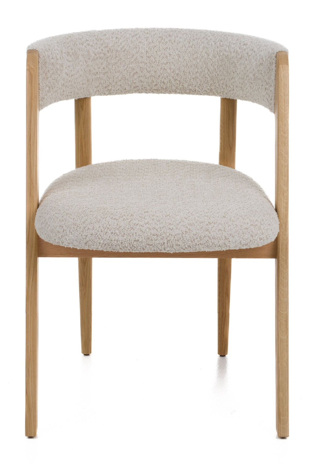 Rounded-Back Walnut Dining Chairs (2) | Oroa.com