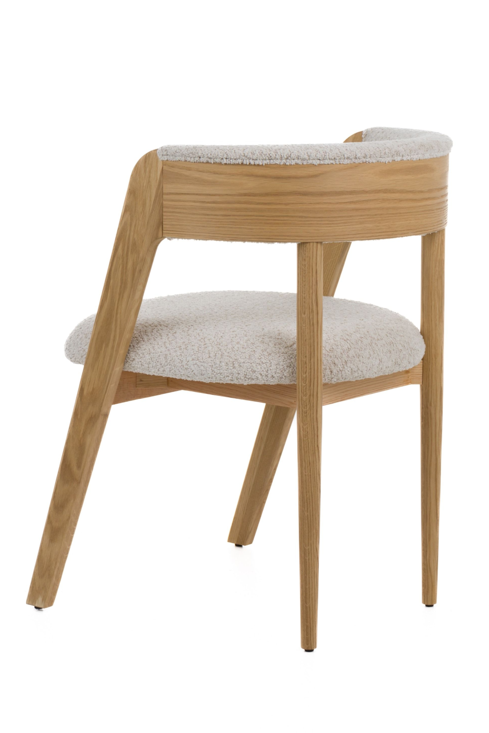 Rounded-Back Walnut Dining Chairs (2) | Oroa.com
