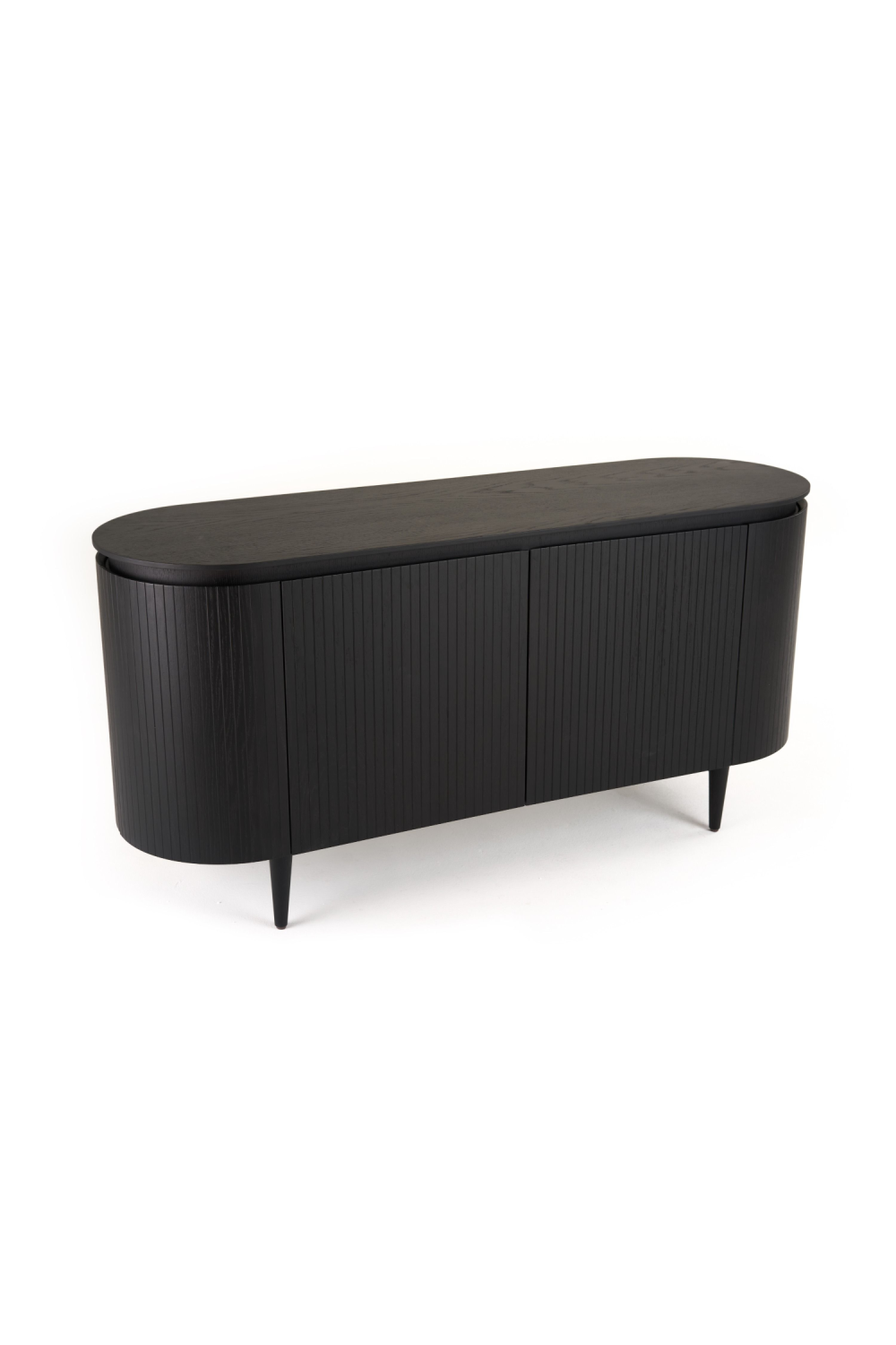 Oak 4-Door Oval Sideboard | Oroa.com