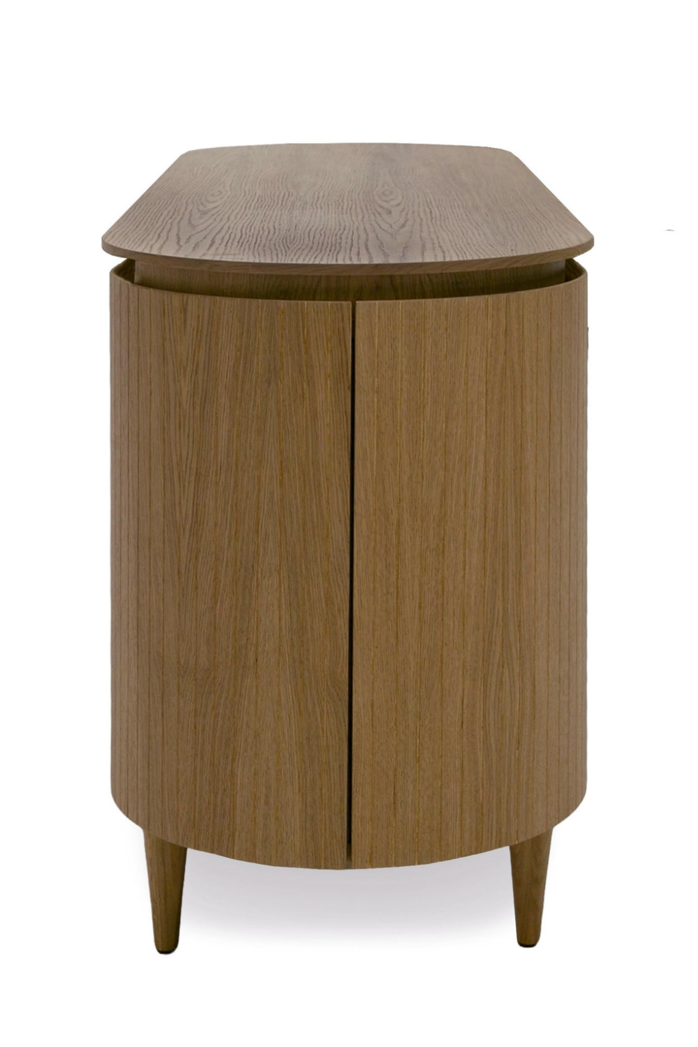 Oak 4-Door Oval Sideboard | Oroa.com