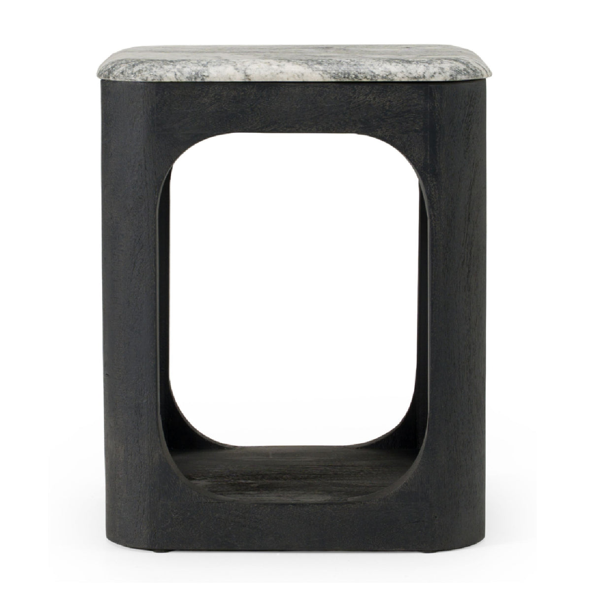White Granite End Table | Oroa.com
