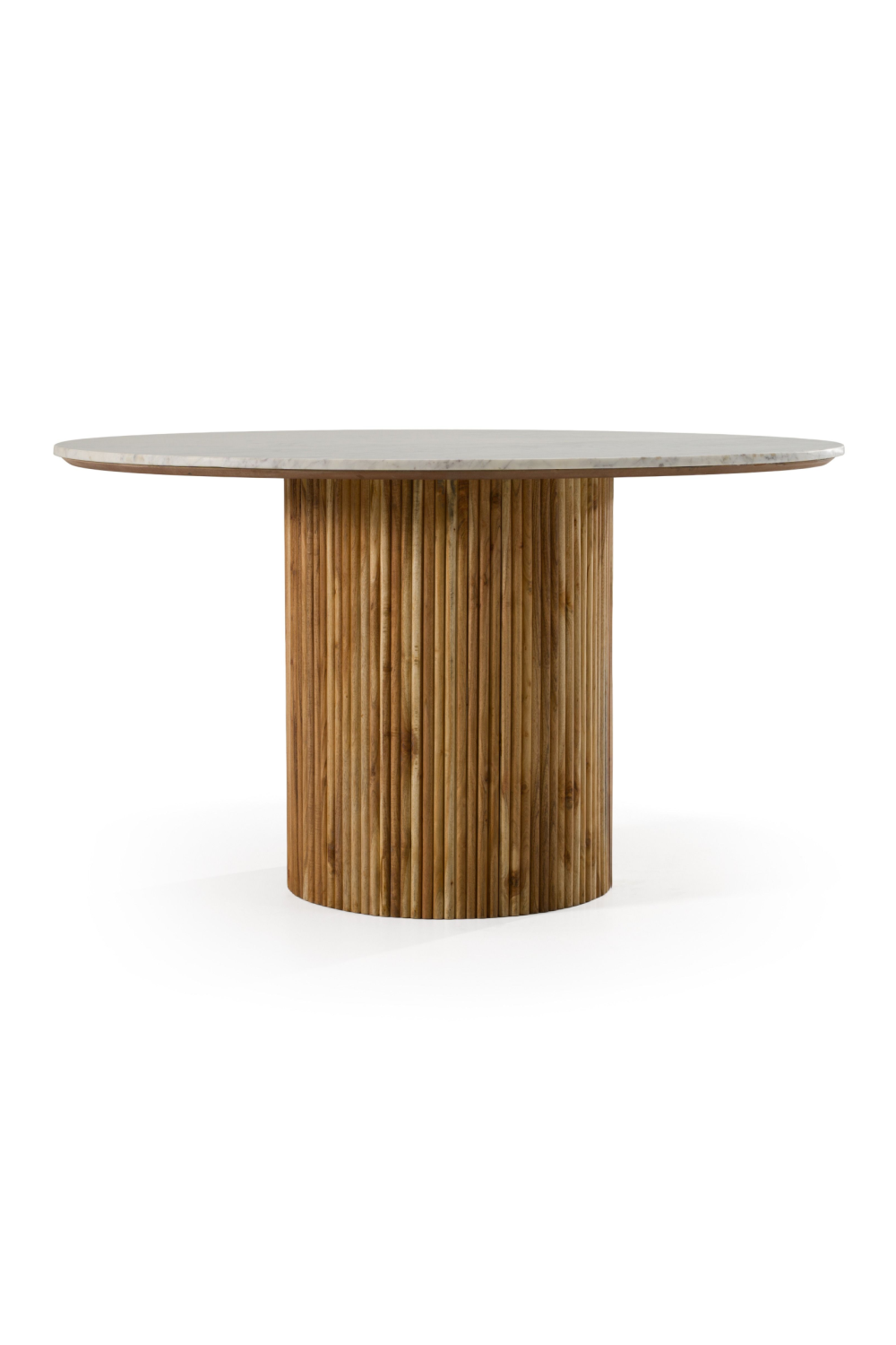 Round White Marble Dining Table | Oroa.com