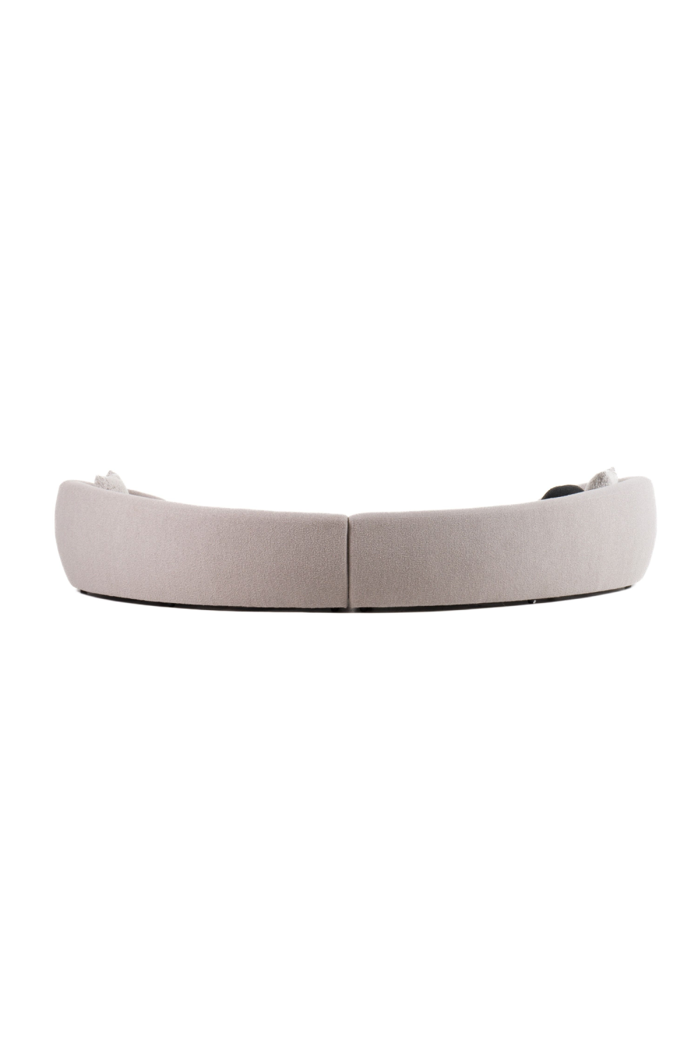 Gray Curved Sectional Sofa | Oroa.com