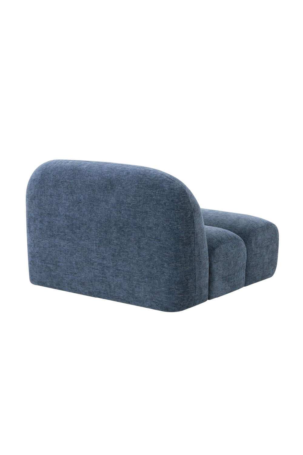 Blue Modular Armless Seat | Oroa.com
