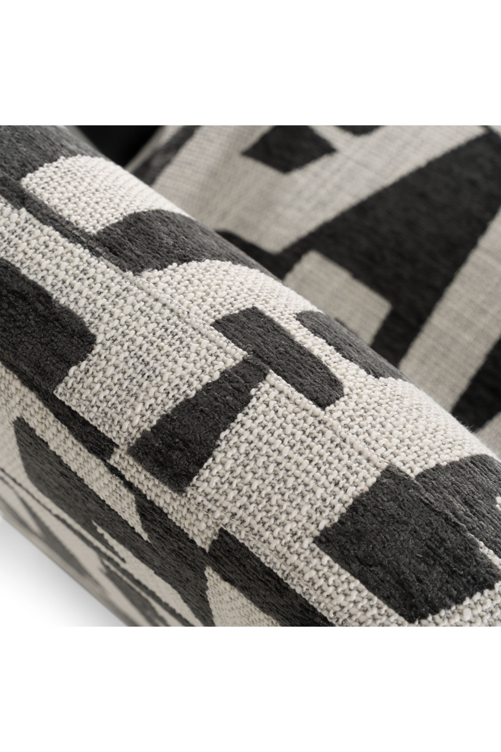 Black & White Patterned Accent Chair | Oroa.com