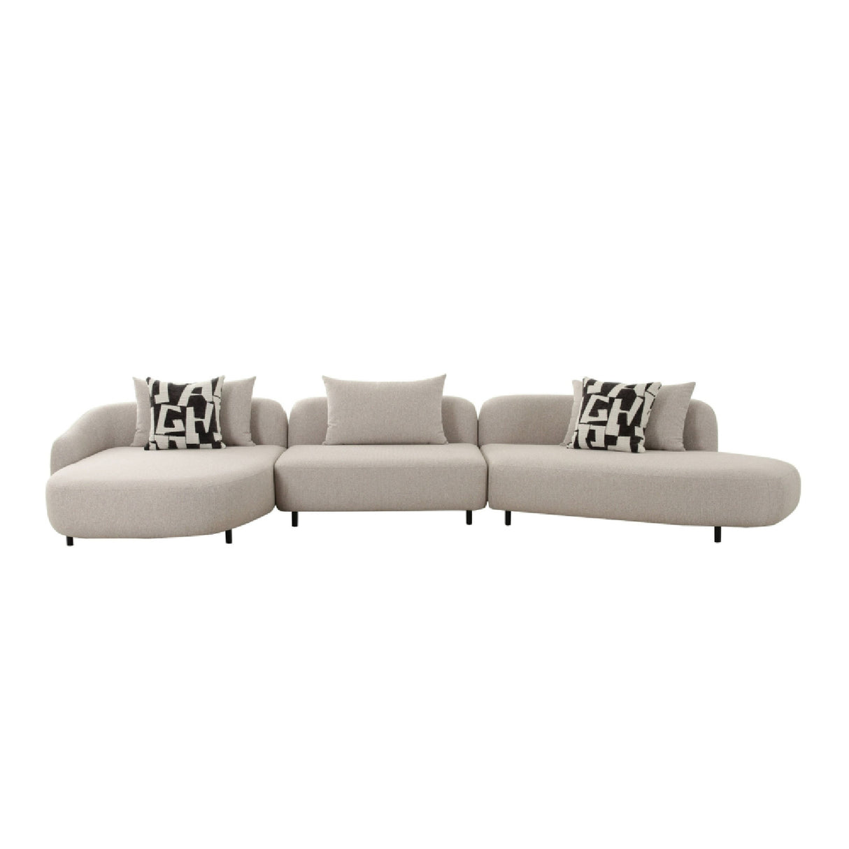 Beige Free-form Sectional Sofa | Oroa.com