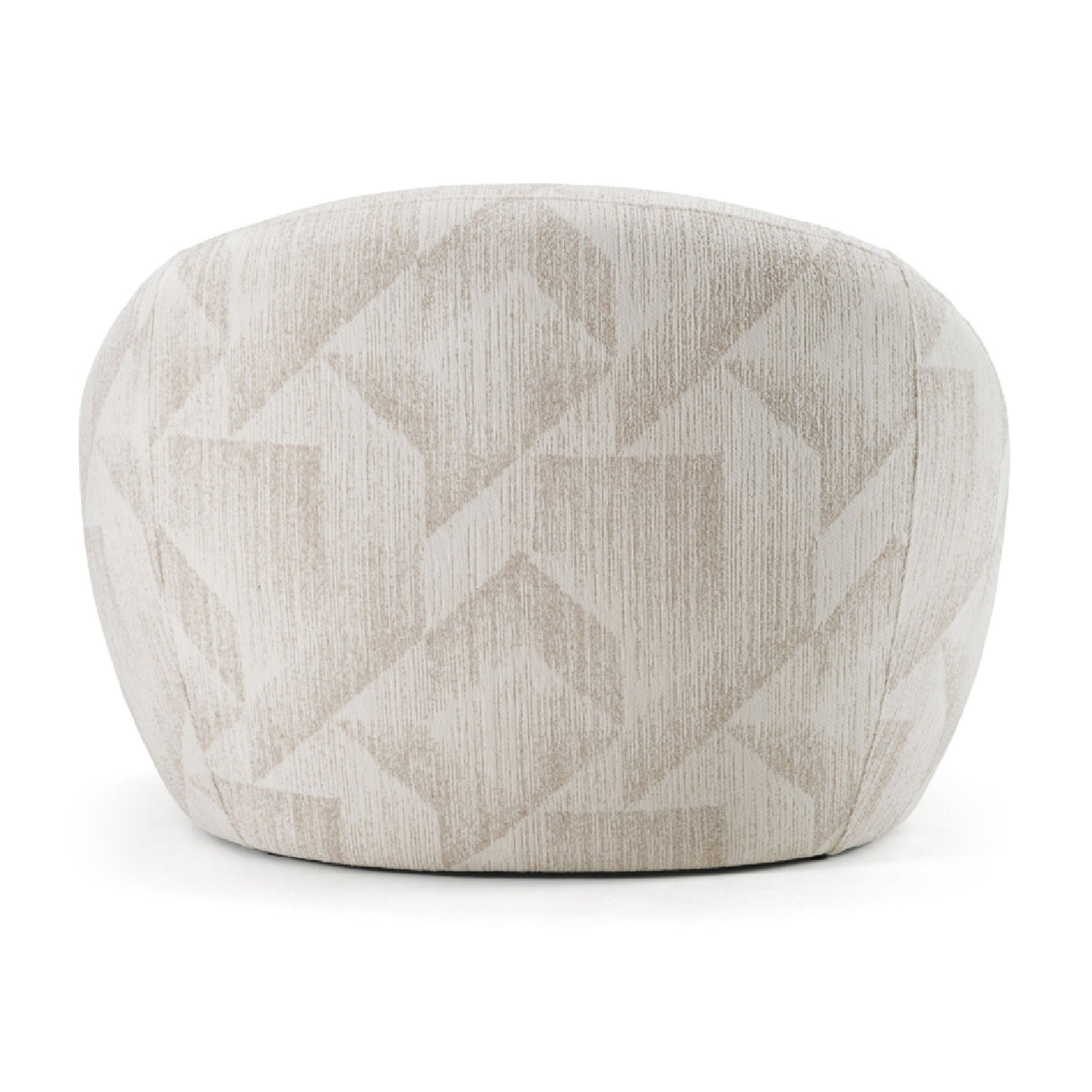 Beige Patterned Fabric Accent Chair | Oroa.com