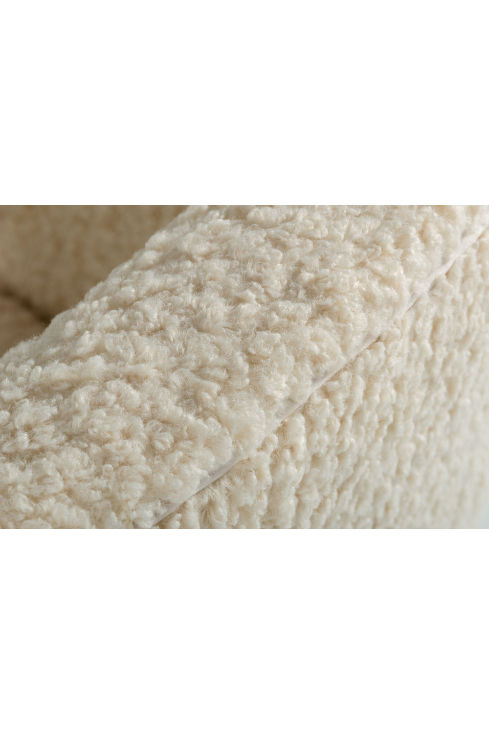 White Fur Lounge Chair | Oroa.com