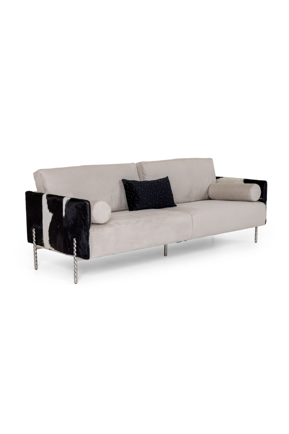 Gray Cowhide Sofa | Oroa.com