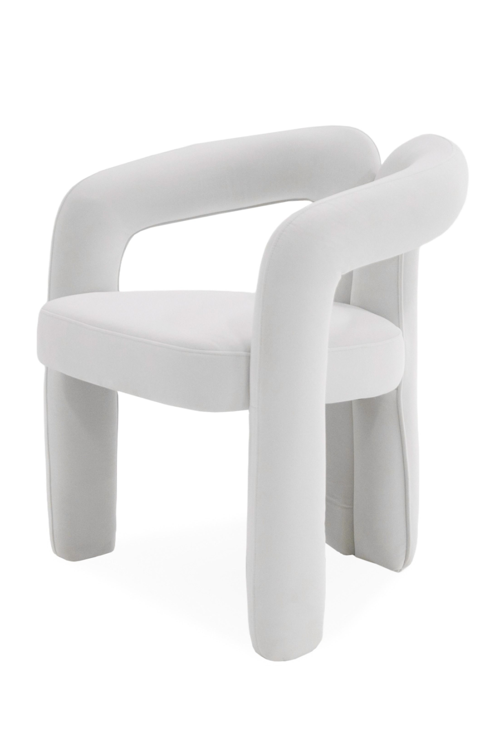 White Velvet Dining Chair | Oroa.com