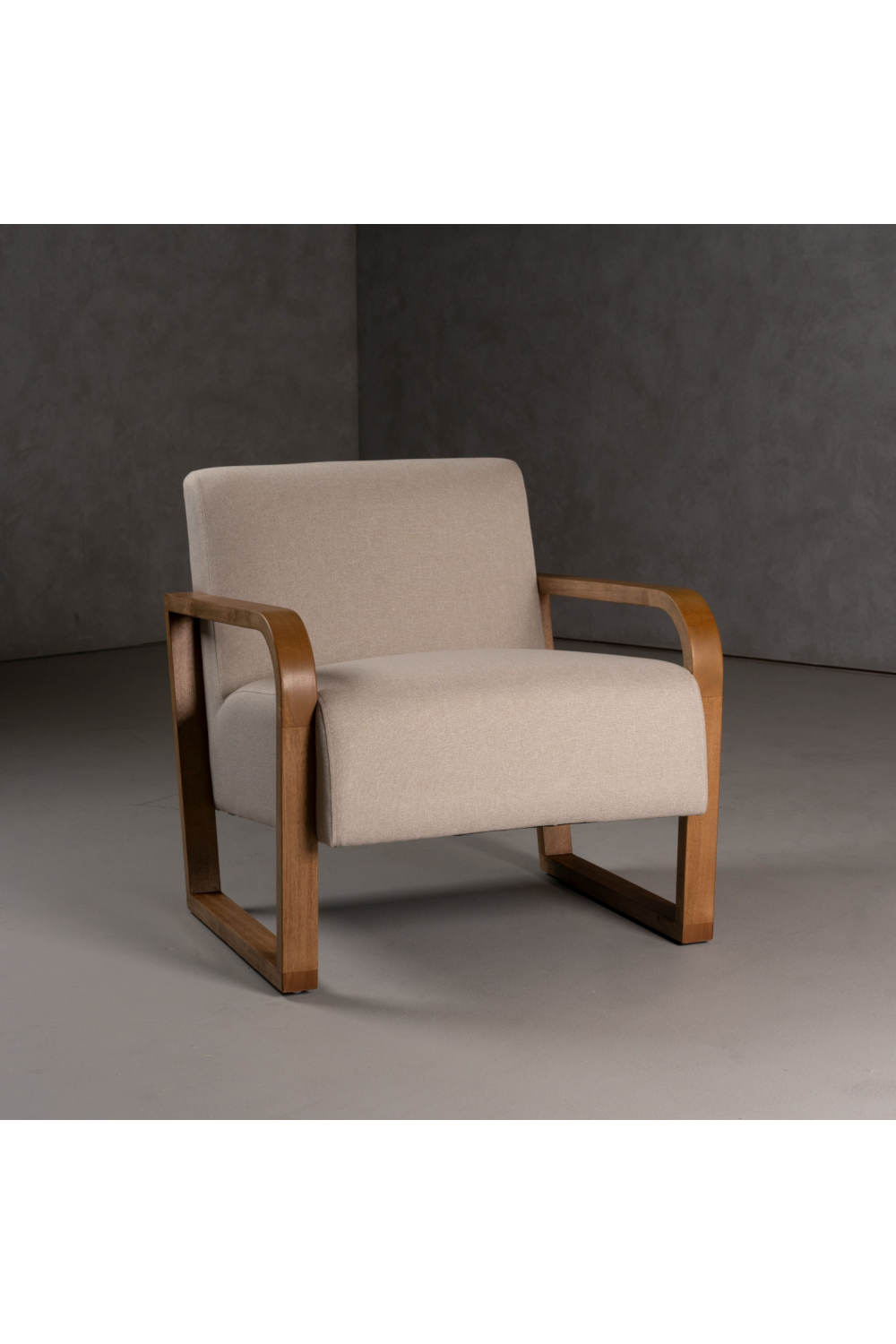 Beige Linen Accent Chair | Oroa.com