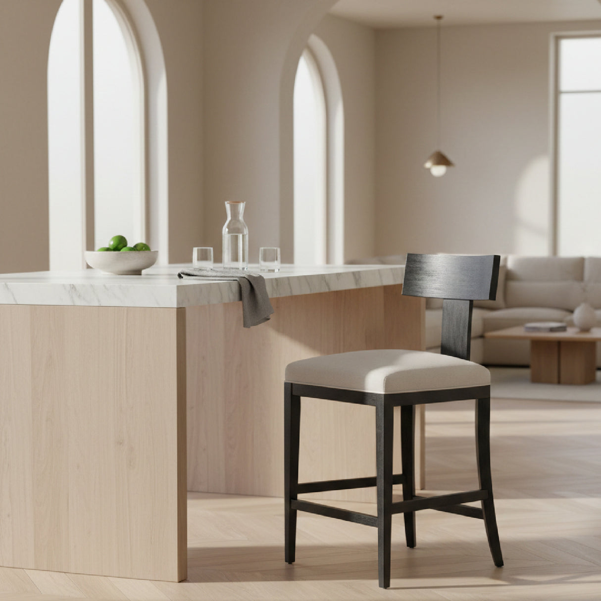 Black Walnut Counter Chair | Oroa.com
