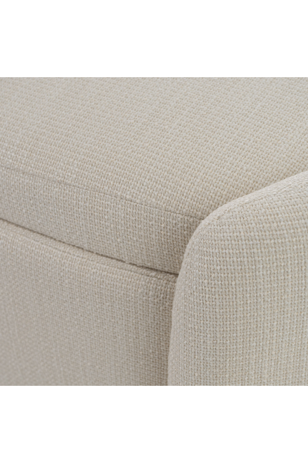 Cream Storage Ottoman Bench | Oroa.com