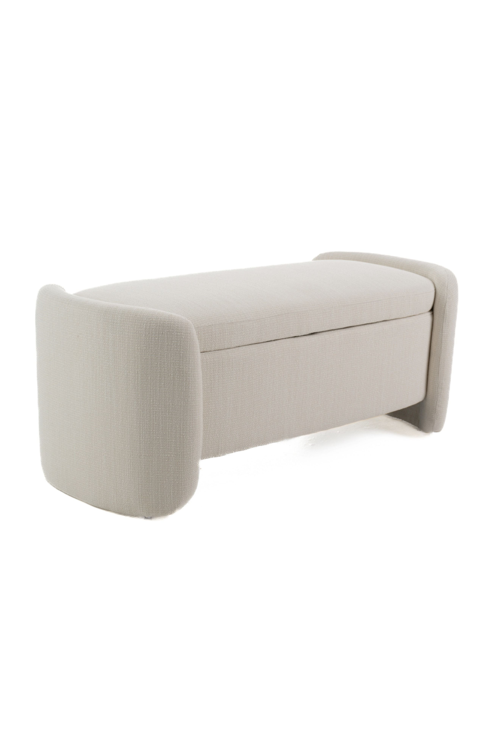 Cream Storage Ottoman Bench | Oroa.com