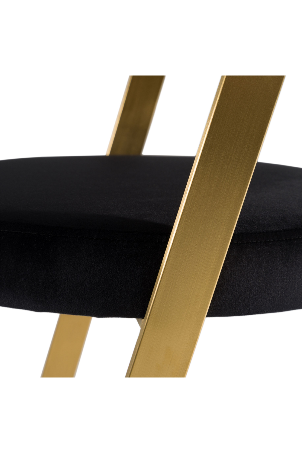 Gold Framed Cantilevered Counter Stool | Oroa.com