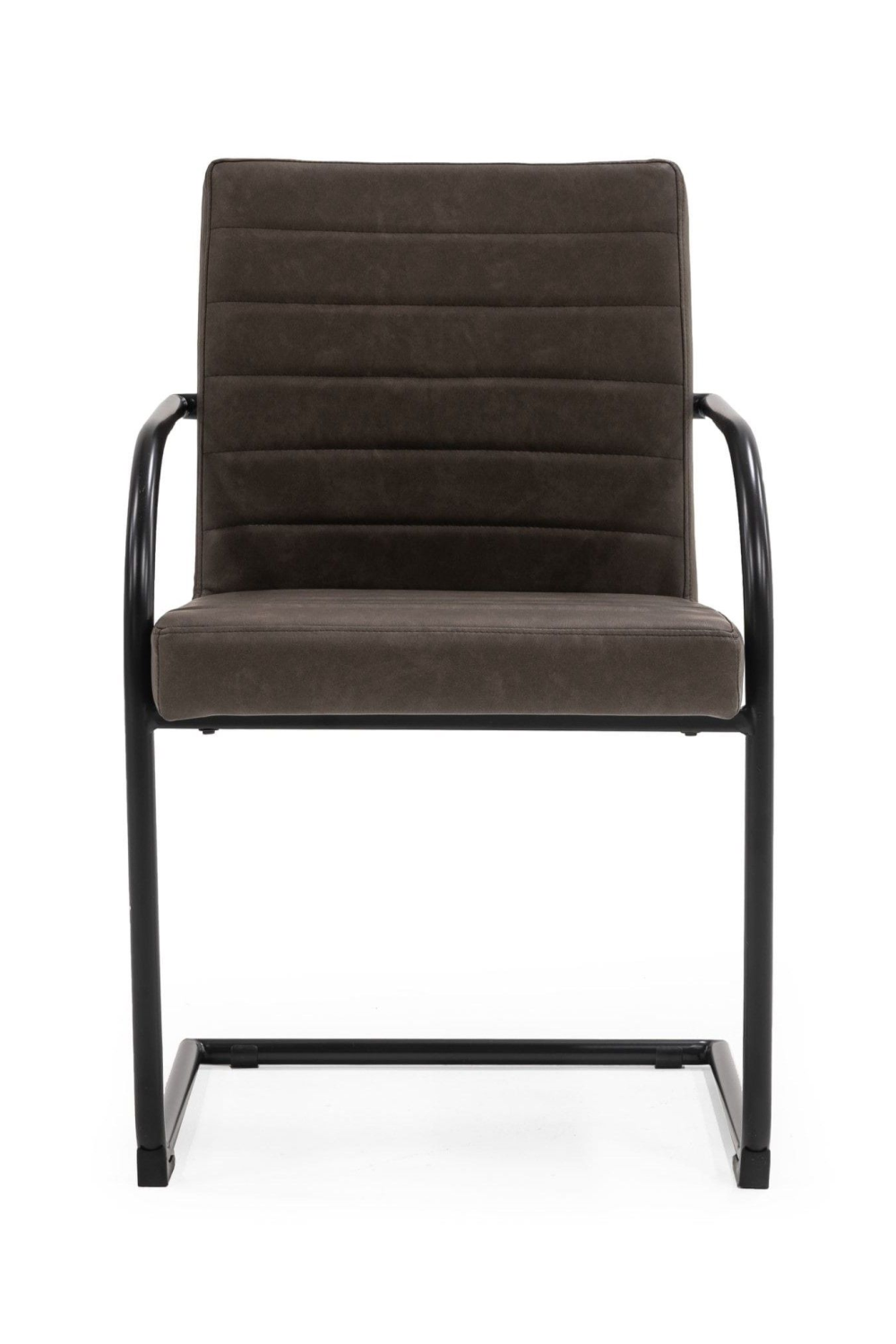 Vegan Leather Cantilevered Dining Chair | Oroa.com