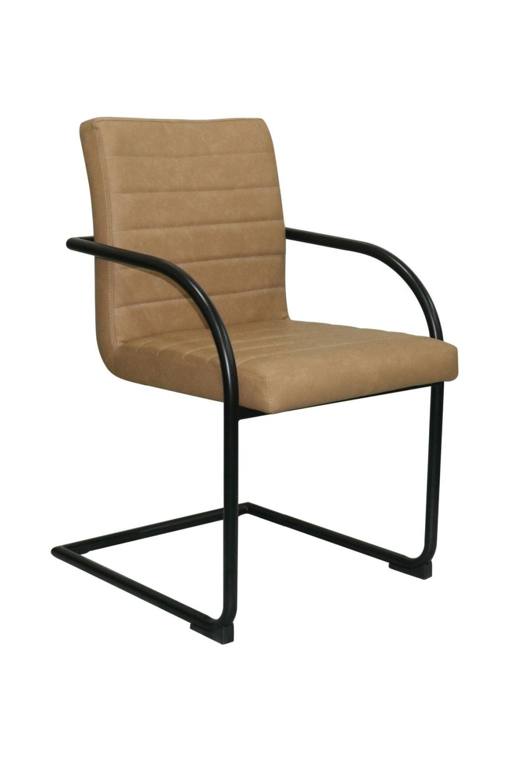 Vegan Leather Cantilevered Dining Chair | Oroa.com
