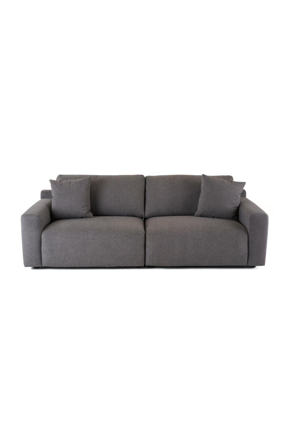 Gray Square-Armed Sofa | Oroa.com