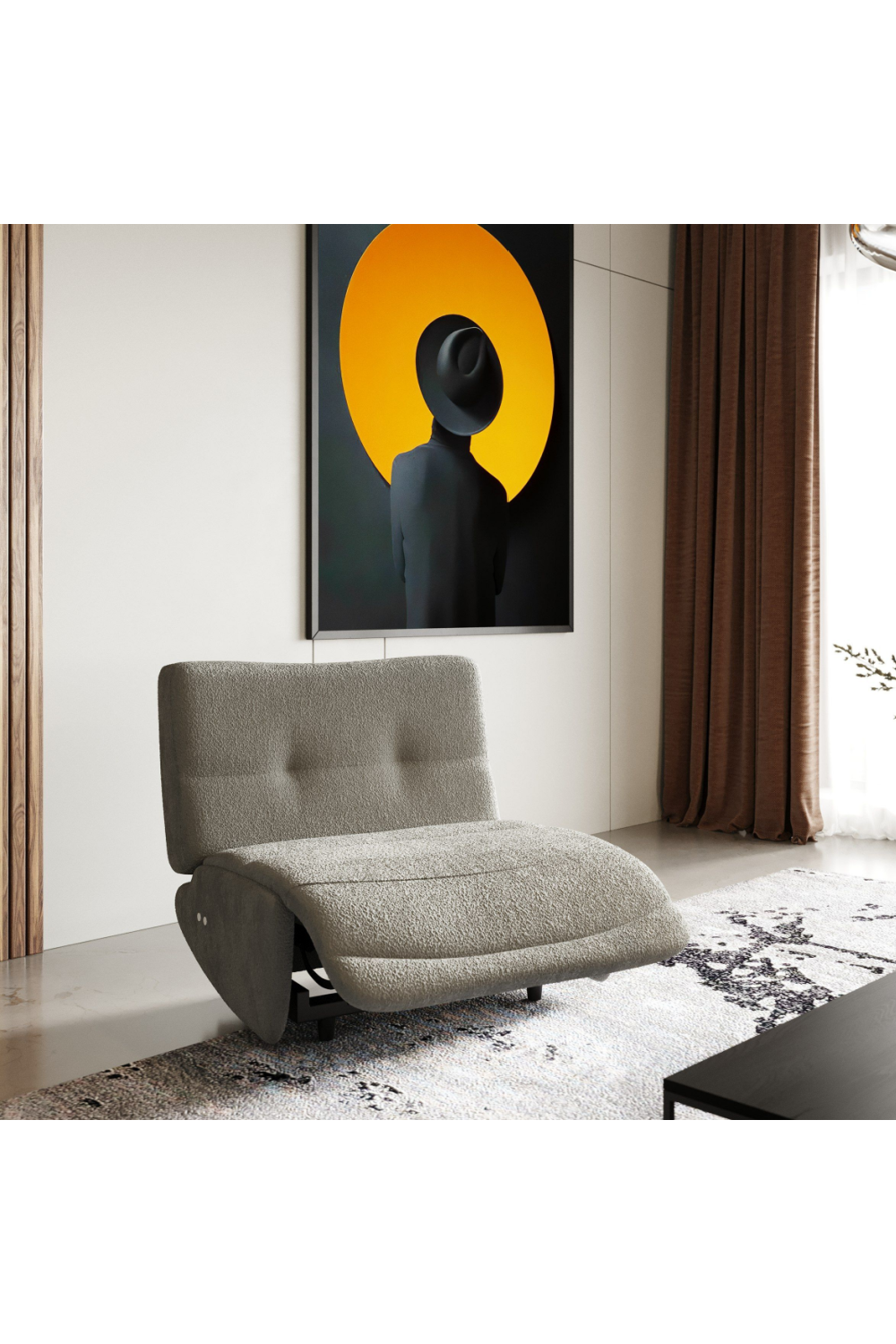 Gray Fabric Electric Recliner Chair S | Oroa.com