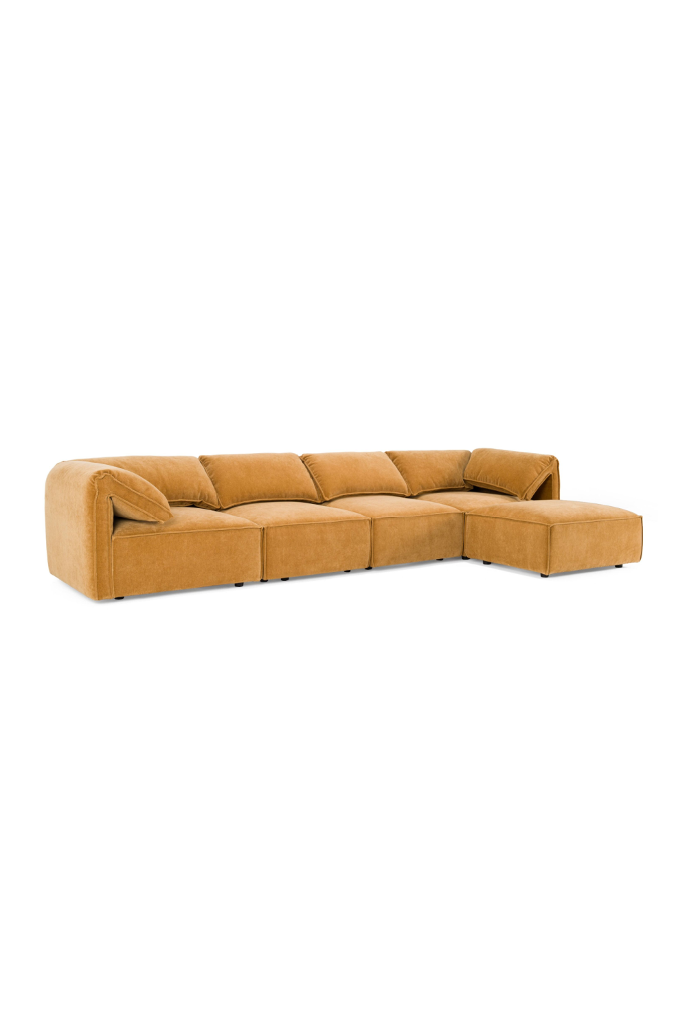 Orange 5-Piece Modular Sofa | Oroa.com