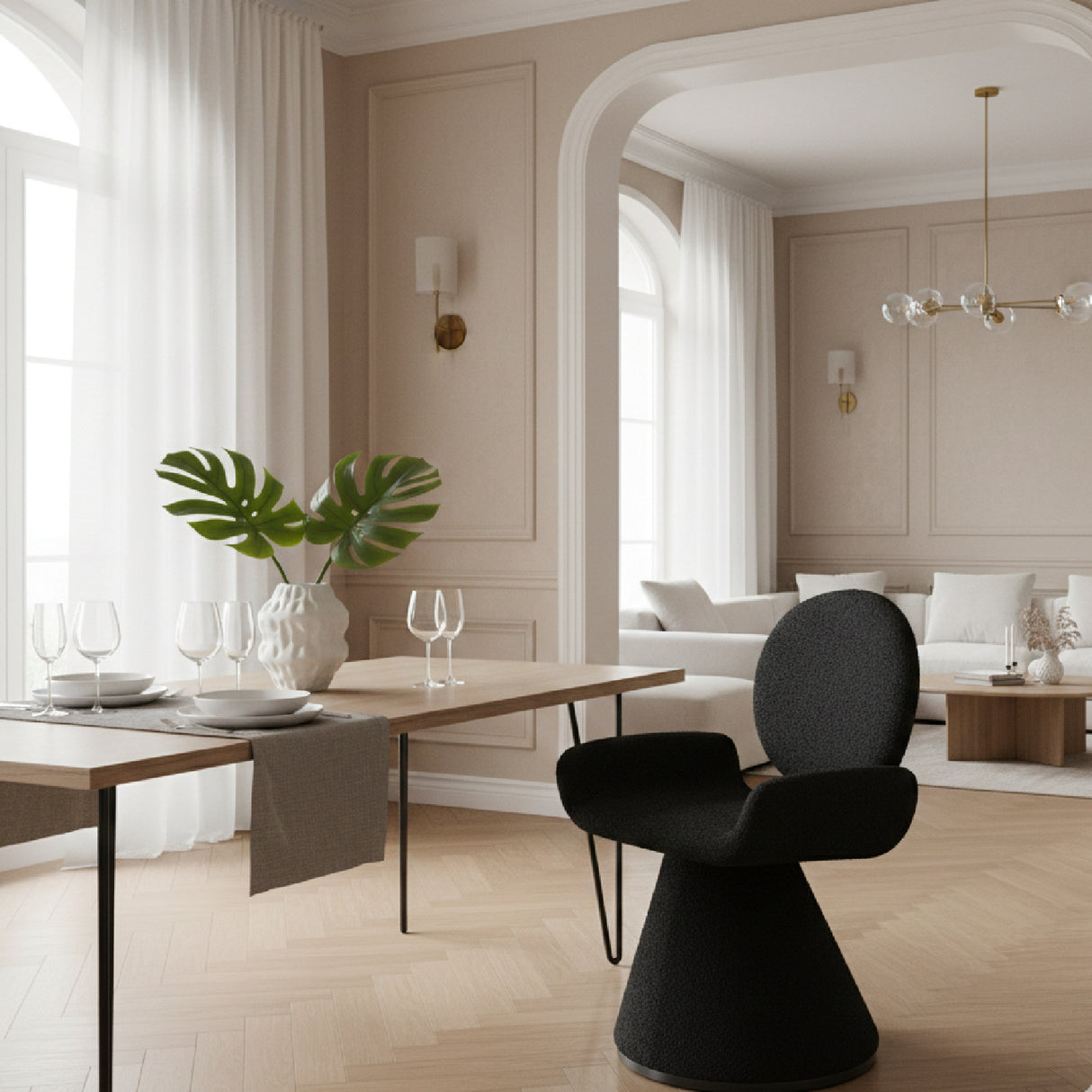 Conical Base Dining Chair | Oroa.com