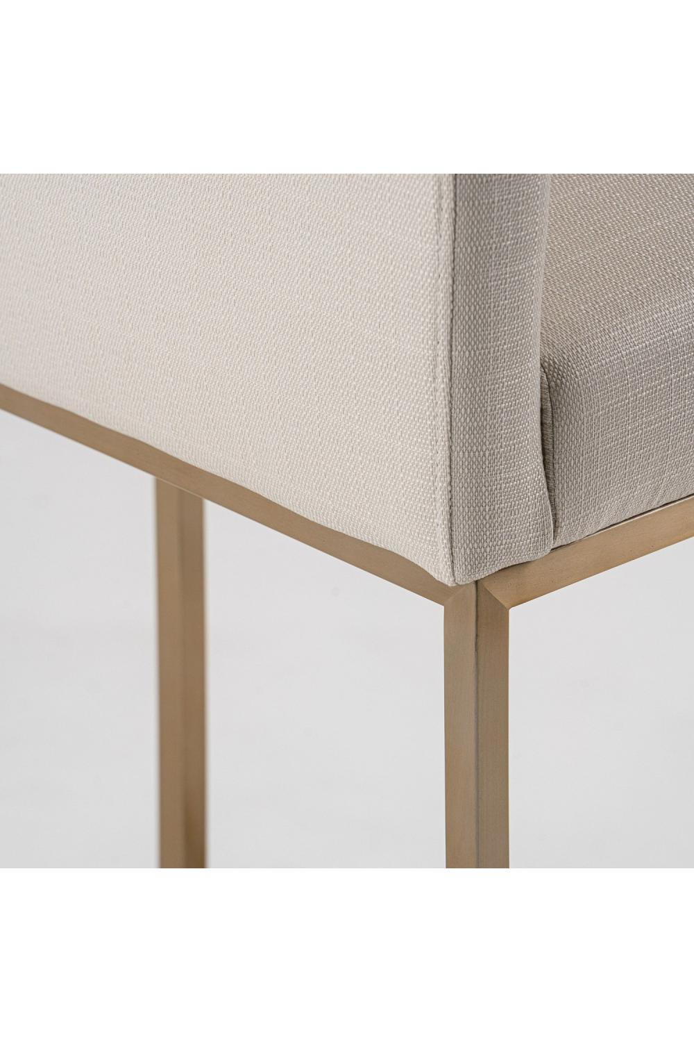 Curved White Counter Chair | Oroa.com