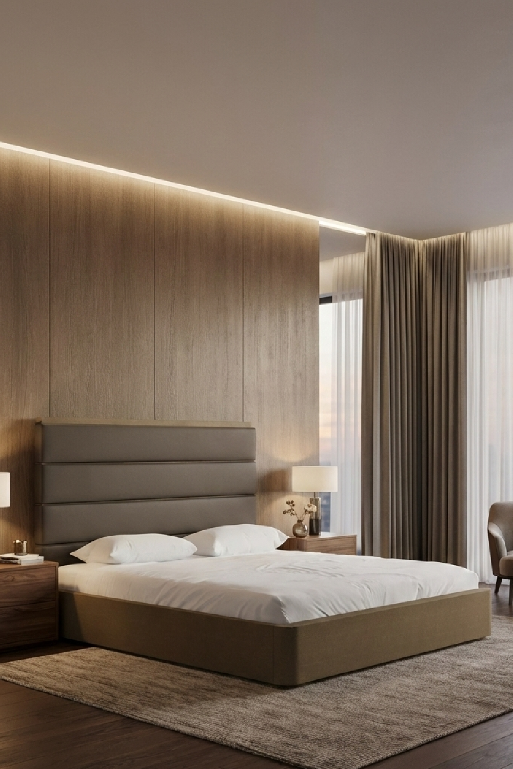 Leather and Shagreen Bed | Oroa.com