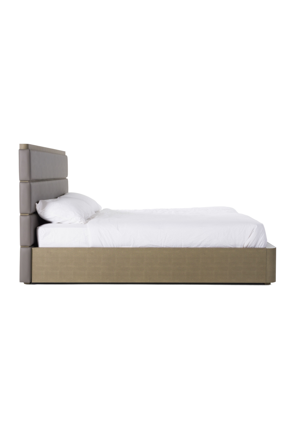 Leather and Shagreen Bed | Oroa.com