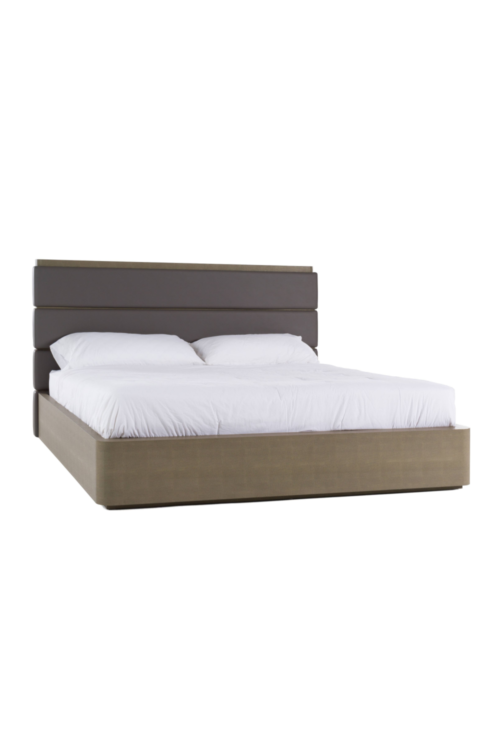 Leather and Shagreen Bed | Oroa.com
